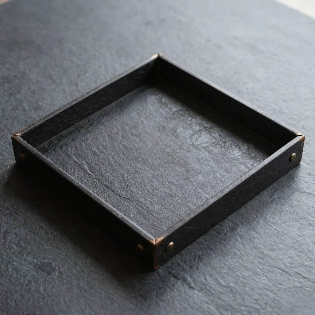 Full-Grain Leather Valet Tray