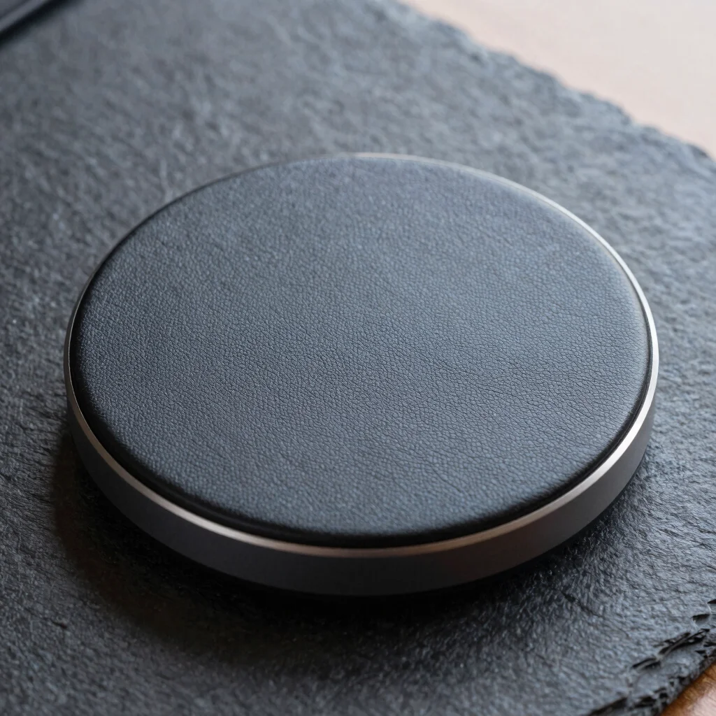 Slate & Leather Wireless Charger